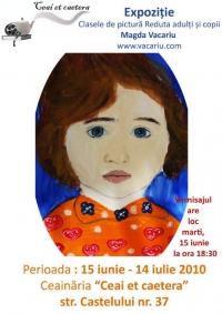 Expozitie de pictura si desen a copiilor si adultilor de la clasele Magdei Vacariu