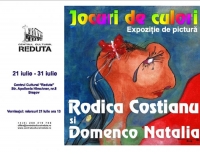 Expozitia "Jocuri de culori" a artistelor Rodica Costianu si Domenco Natalia