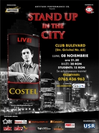 Stand Up In The City alaturi de Costel pe 8 noiembrie