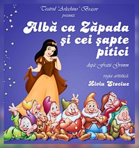 "Alba ca Zapada si cei sapte pitici" la Teatrul pentru copii Arlechino