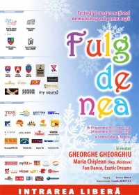 Festivalul National de Muzica Usoara pentru Copii "FULG DE NEA” 2011