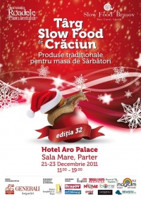 Targ de Craciun Slow Food, la Hotel Aro Palace, 21-23 decembrie