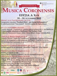 Festivalul Musica Coronensis, editia a X-a