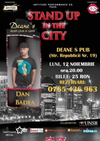 Stand up in the city in Brasov cu Dan Badea