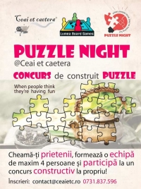 Puzzle night in Ceai et caetera