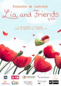 Lia and Friends – expoziție de ilustrație