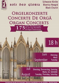 Concerte de orgă sub semnul aniversării a "175 de ani de la inaugurarea orgii Buchholz"