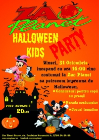Halloween Kids Party la Zao Planet
