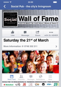 Wall of fame @ Social Pub