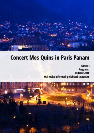 Concert Mes Quins in Paris Panam