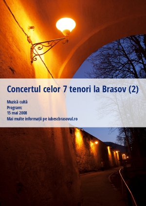Concertul celor 7 tenori la Brasov (2)