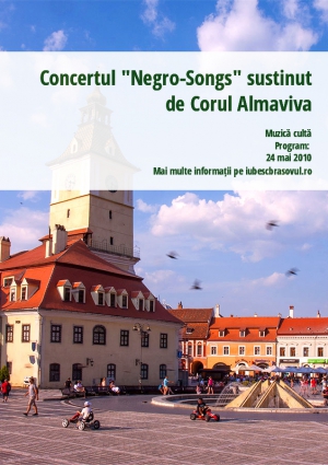 Concertul "Negro-Songs" sustinut de Corul Almaviva
