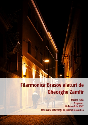 Filarmonica Brasov alaturi de Gheorghe Zamfir