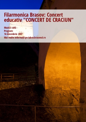 Filarmonica Brasov: Concert educativ "CONCERT DE CRACIUN" 