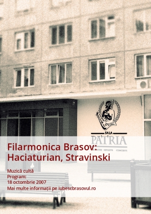 Filarmonica Brasov: Haciaturian, Stravinski 