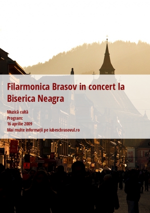 Filarmonica Brasov in concert la Biserica Neagra