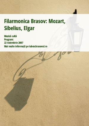 Filarmonica Brasov: Mozart, Sibelius, Elgar 