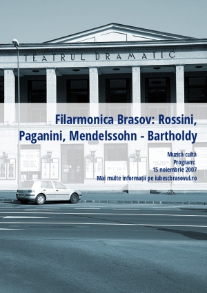Filarmonica Brasov: Rossini, Paganini, Mendelssohn - Bartholdy