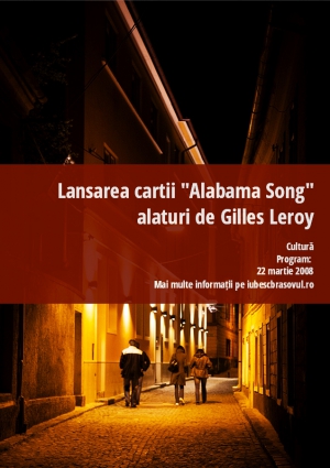Lansarea cartii "Alabama Song" alaturi de Gilles Leroy