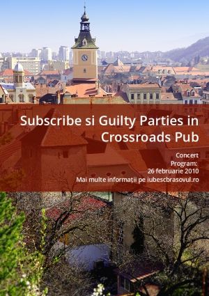 Subscribe si Guilty Parties in Crossroads Pub
