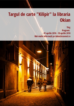 Targul de carte "Kilipir" la libraria Okian