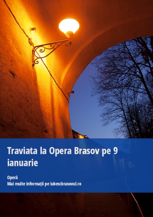 Traviata la Opera Brasov pe 9 ianuarie