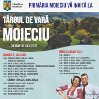 Targul de vara în comuna Moieciu, 30-31 iulie 2022