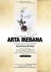 Prima expozitie a scolii de ikebana KEYOU KORYU din  TOKIO