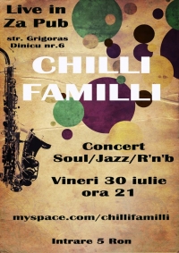 Concert Chilli Familli in Za Pub