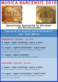 Musica Barcensis 2010 la biserica fortificată Ghimbav