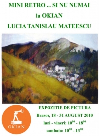 Expozitia de pictura  "Mini - retro...si nu numai" autoare Lucia Tanislau Mateescu