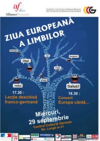 "Ziua europeana a limbilor" in Piata Sfatului si Centrul Cultural German