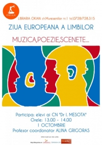 Ziua europeana a limbilor in libraria Okian