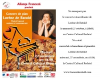 Concertul extraordinar sustinut de pianista Lorène de Ratuld