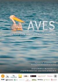 Expozitia de fotografie AVES, autori Dan Dinu si Cristian Goga