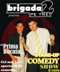Stand-up comedy cu "Brigada 2 pe trei" in Za Pub