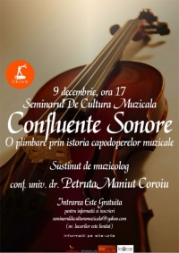 Seminarul de cultura muzicala "Confluente sonore" in libraria Okian