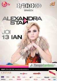 Alexandra Stan in Bamboo club Brasov pe 13 ianuarie