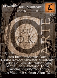 Expozitia "Carte" a grupului Art OK in libraria Okian