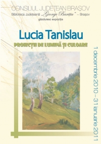 Expozitia "Proiectii de lumina si culoare" a pictoritei Lucia Tanislau in Biblioteca Judeteana "George Baritiu"