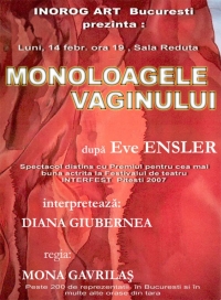 Spectacolul "Monoloagele vaginului" la Centrul Cultural Reduta Brasov