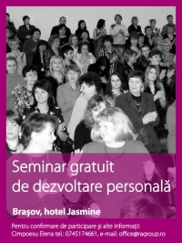 Seminar de dezvoltare personala in Brasov