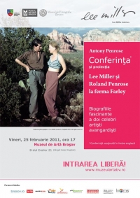 Conferinta si proiectia "Lee Miller si Roland Penrose la ferma Farley" la Muzeul de Arta Brasov