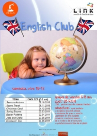 "English club" pentru copii in libraria Okian