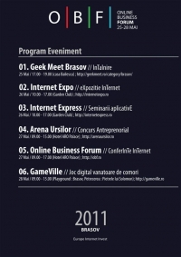 Actualizare: Online Business Forum - OBF 2011
