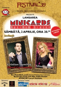 Lansare Minicards Brasov alaturi de Cristian Dumitru si Alina Crisan