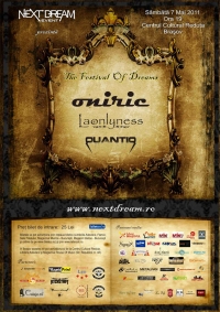 The Festival Of Dreams cu trupele QuantiQ, Laonlyness si Oniric pe 7 mai