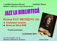 Portret memorabil al compozitorului si chitaristului american de jazz Pat Metheny la Clubul de Jazz