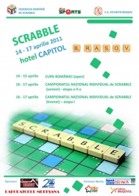 Cupa Romaniei si Campionatul National Individual de Scrabble, 14-17 aprilie