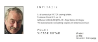 Lansarea volumului de poezii a lui Victor Rotar la Muzeul 